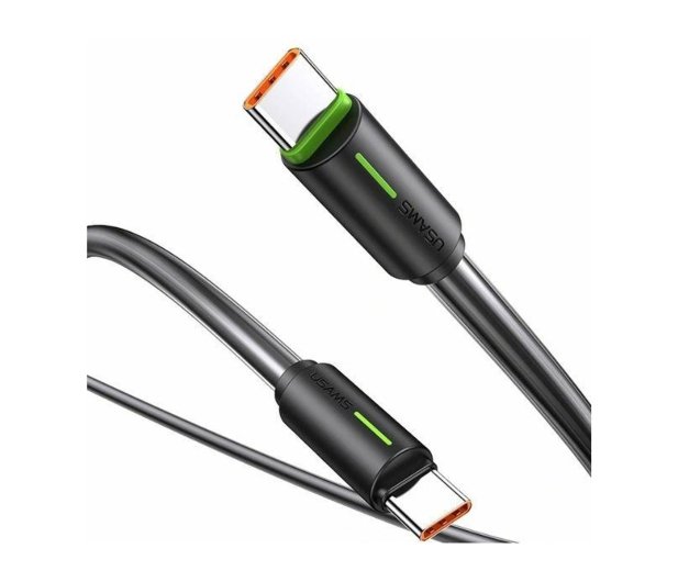 USAMS USB-C/USB-C 1m 60W czarny/black - 1471723 - zdjęcie